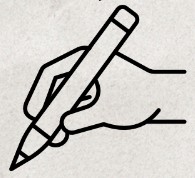 pencil and hand