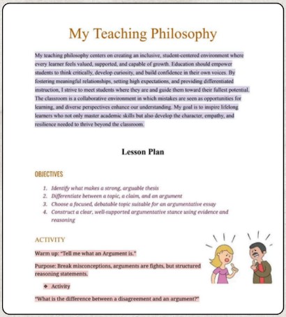 teaching philosophy